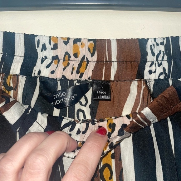 Cheetah Print Flowy Maxi Skirt Size Small - Picture 2 of 5